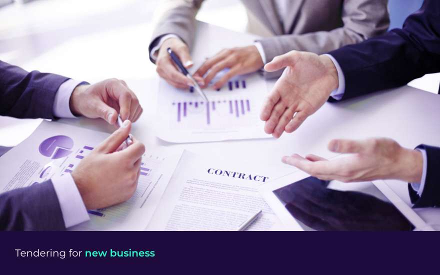 خدمة إدارة العطاءات (Tendering)